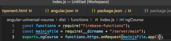 firebase exports