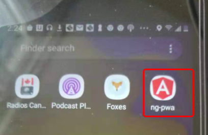 add pwa to mobile screen