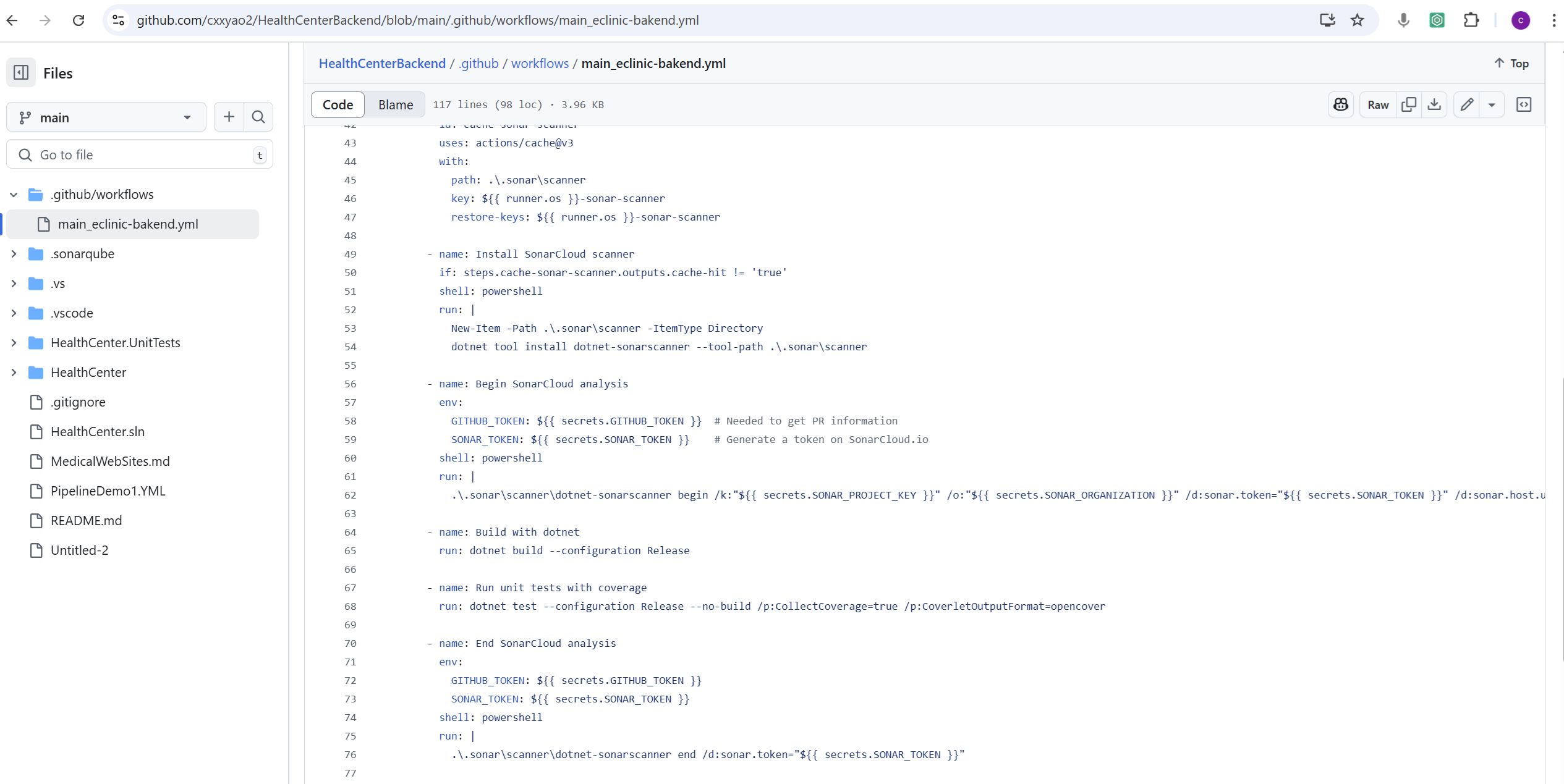 sonarqube service
