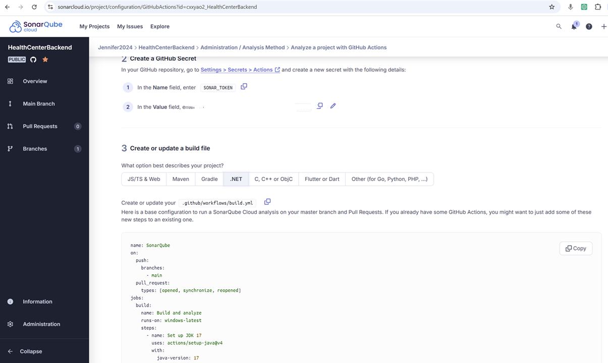 sonarqube service